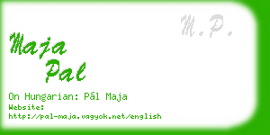 maja pal business card